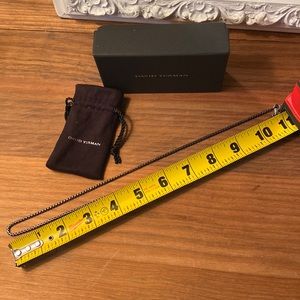 David Yurman 22” chain unisex